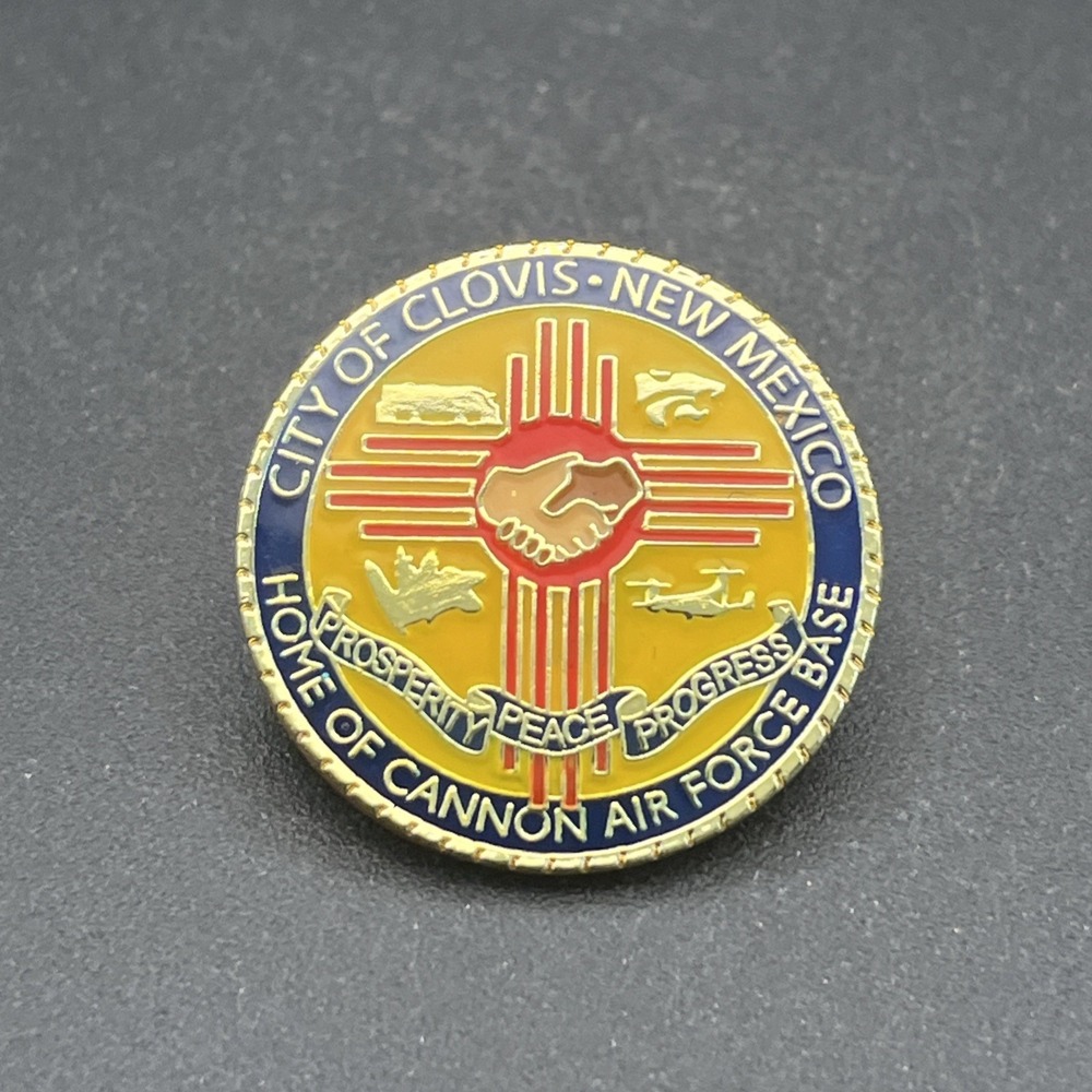 City Of Clovis New Mexico Home Of Cannon Air Force Base Lapel Hat Pin